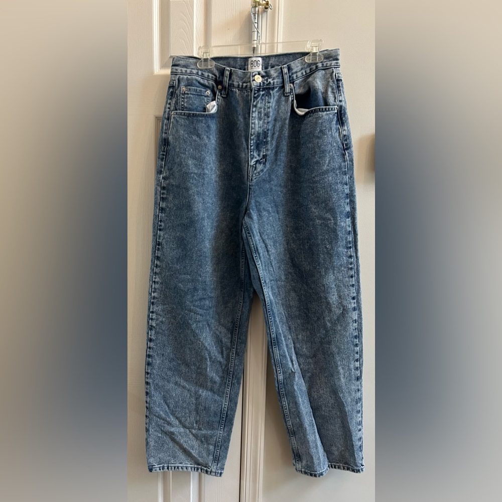 BDG Acid Wash High Rise Baggy Jeans